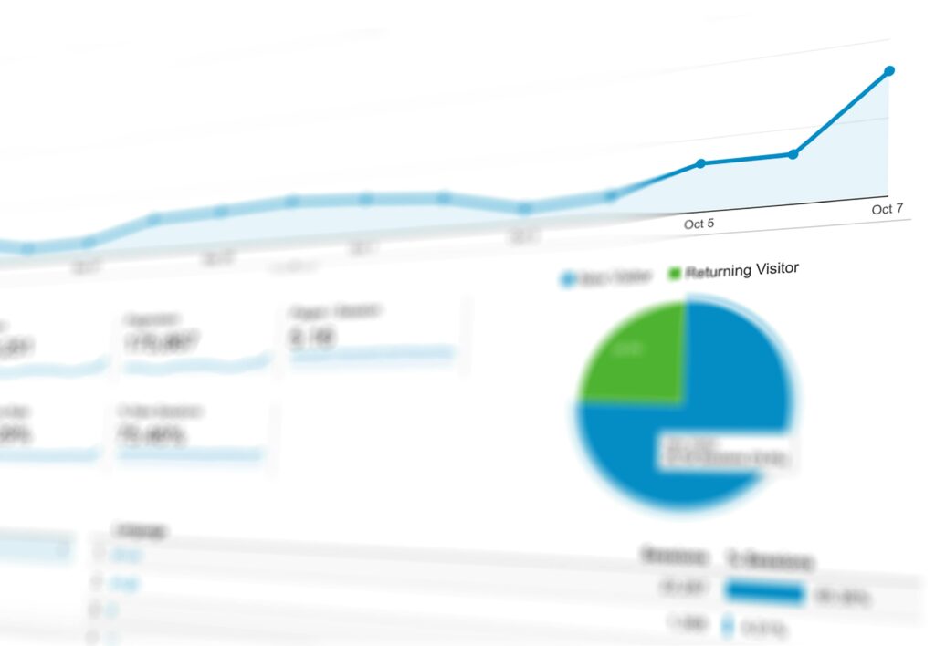 Analytics graph showcasing data insights for Understanding Google Analytics for Small Businesses.